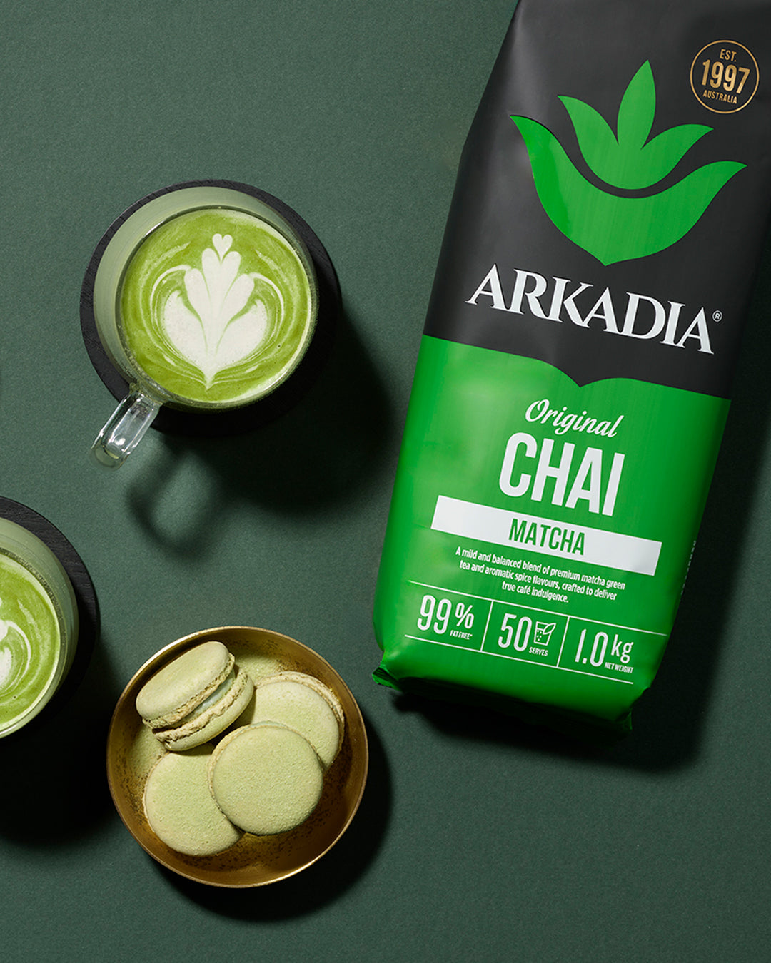 Arkadia Chai Matcha Powder 1kg