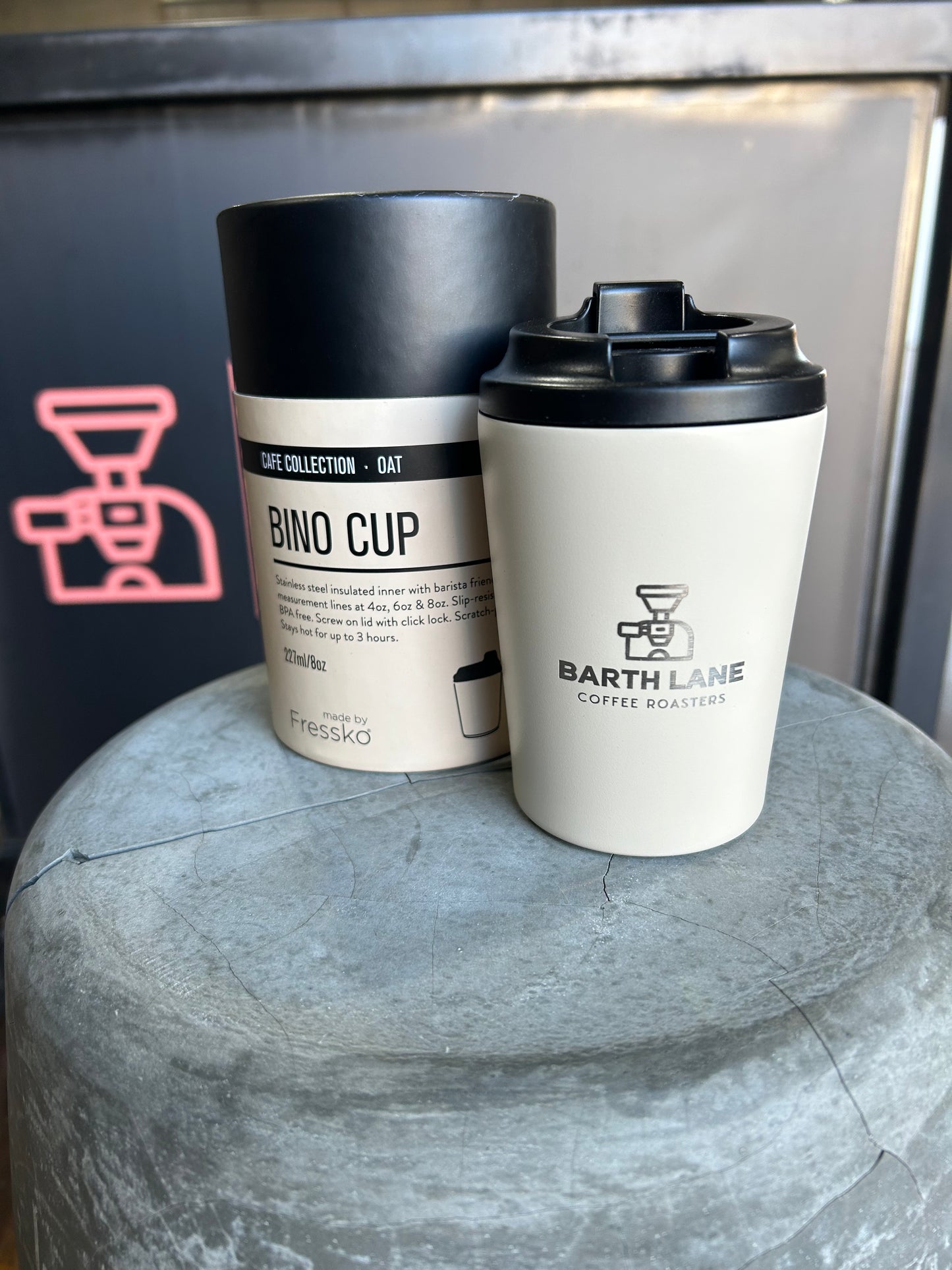 Fressko x Barth Lane 8oz Bino Reusable Cup