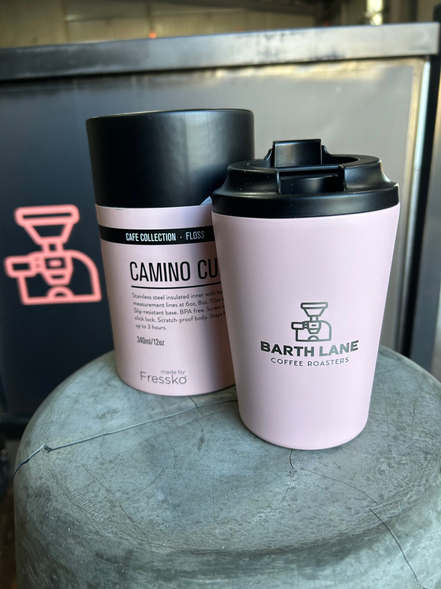 Fressko x Barth Lane 12oz Camino Reusable Cup