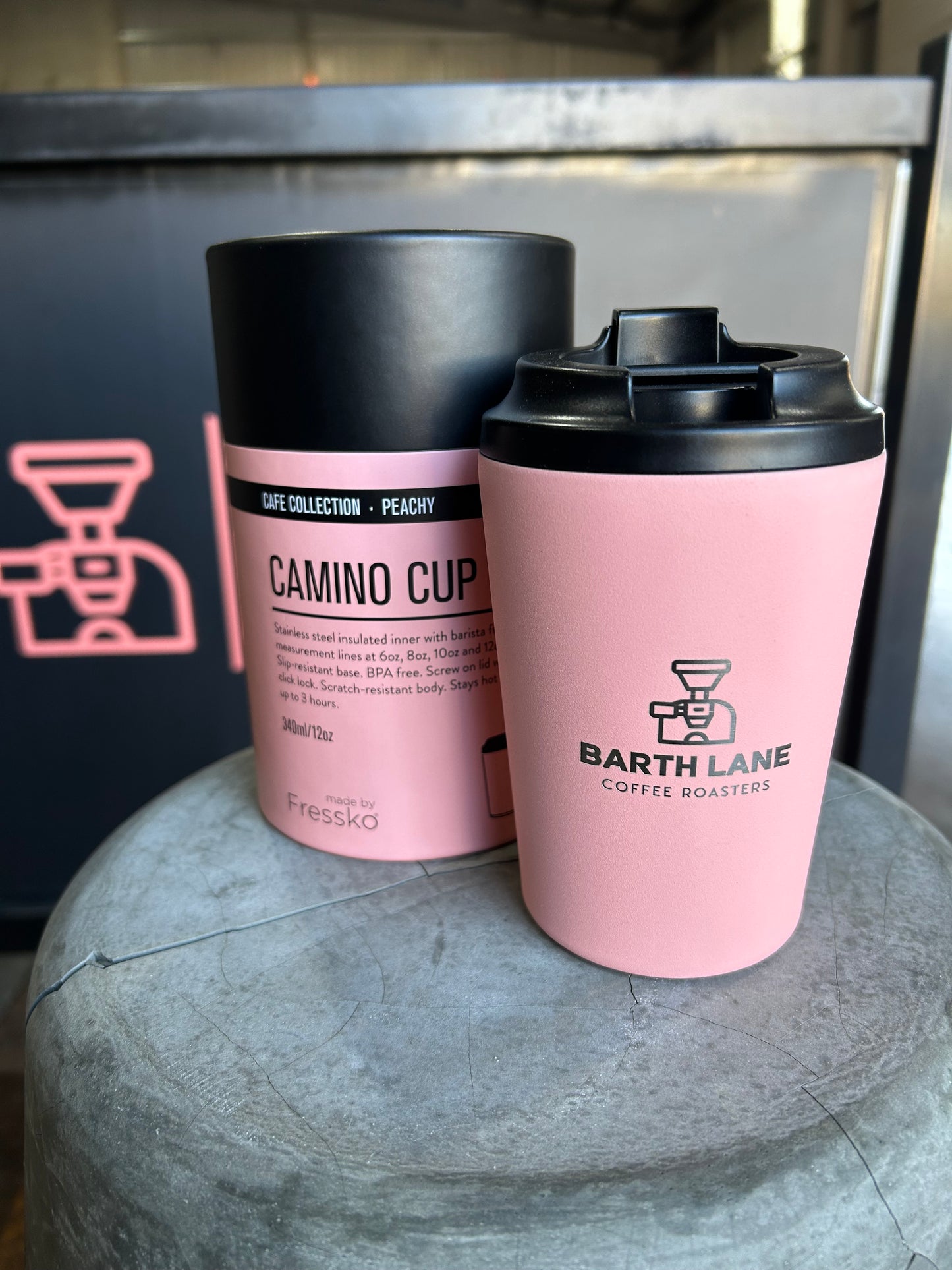 Fressko x Barth Lane 12oz Camino Reusable Cup