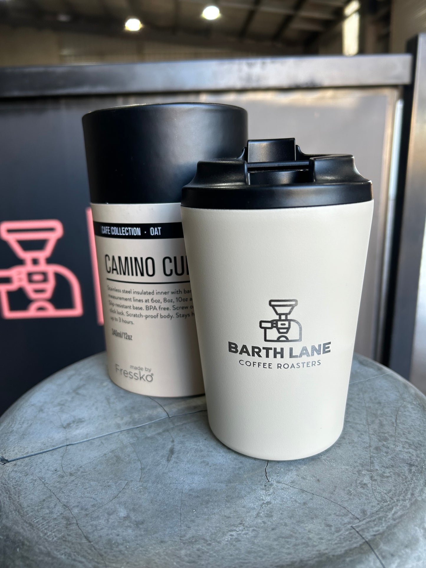 Fressko x Barth Lane 12oz Camino Reusable Cup