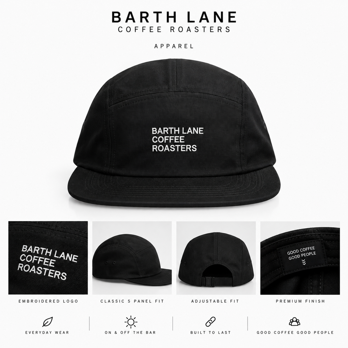 Barth Lane Five Panel Cap